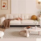 Chesterfield Faux Leather Sofa with Solid Wood Frame  - Perfect for Your LIvingroom fbby-1406