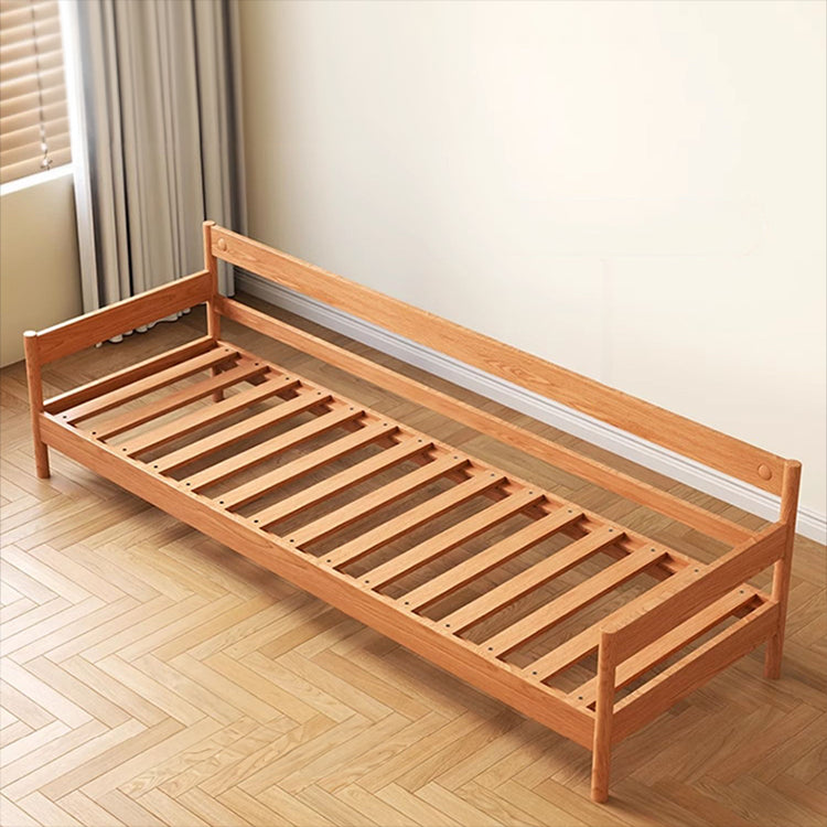Modern Cherry Wood Sofa with Corduroy Cushions - Stylish 3-Seater Sofa for Living Room  fcp-1281