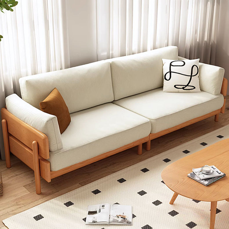 Modern Sofa Set with Cherry Wood Frame & Cotton Cushions - Perfect for LIvingroom fcp-1295