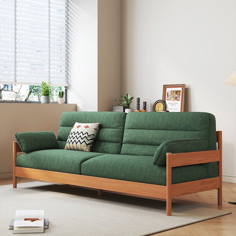 Modern Cherry Wood Sofa with Ash Wood Frame - Stylish and Durable Armchair Design for Living Room fcp-1299