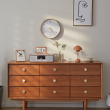 Stunning Natural Cherry Wood Cabinet for Your Elegant Home Decor fcp-1309
