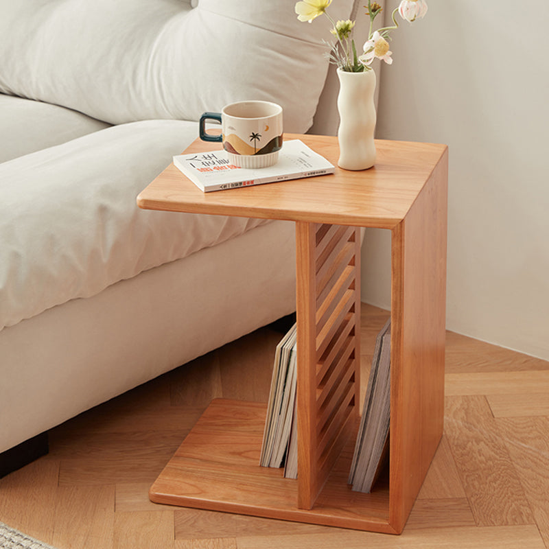 Exquisite Natural Cherry Wood End Table – Timeless Elegance for Your Home Decor fcp-1318