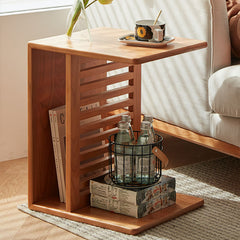 Exquisite Natural Cherry Wood End Table – Timeless Elegance for Your Home Decor fcp-1318