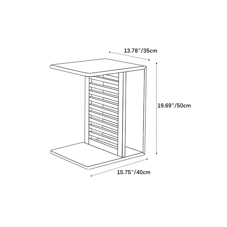 Exquisite Natural Cherry Wood End Table – Timeless Elegance for Your Home Decor fcp-1318