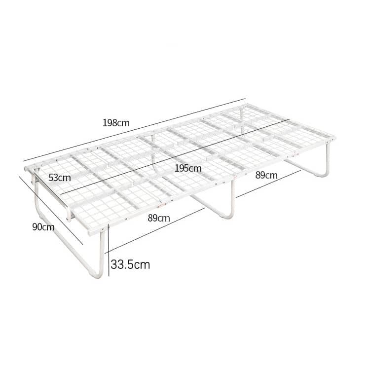 Stylish White Paulownia Wood Bed Frame with Steel Accents - Elegant Natural Finish fcsnm-901