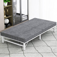 Luxurious Multi-Material Bed - Steel Frame with Laminated Wood & Bamboo Charcoal Foam fcsnm-903