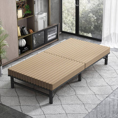 Ultimate Comfort Bed - Stylish Design in Green, Black & Brown with High-Quality Foam and Durable Laminated Wood fcsnm-907