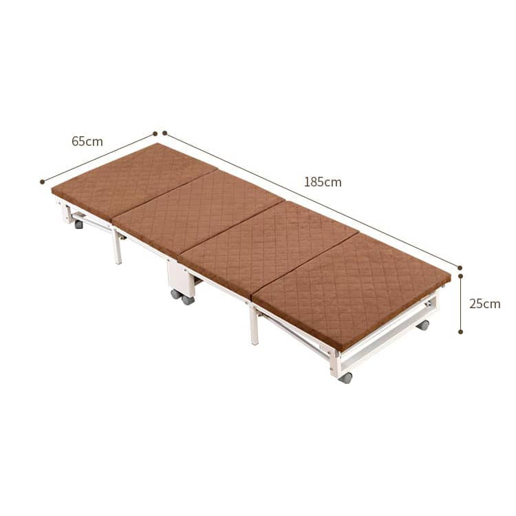 Stylish Multi-color Bed with Sturdy Steel Frame and Laminated Wood - Comfortable Foam and Soft Polyester Finish fcsnm-911