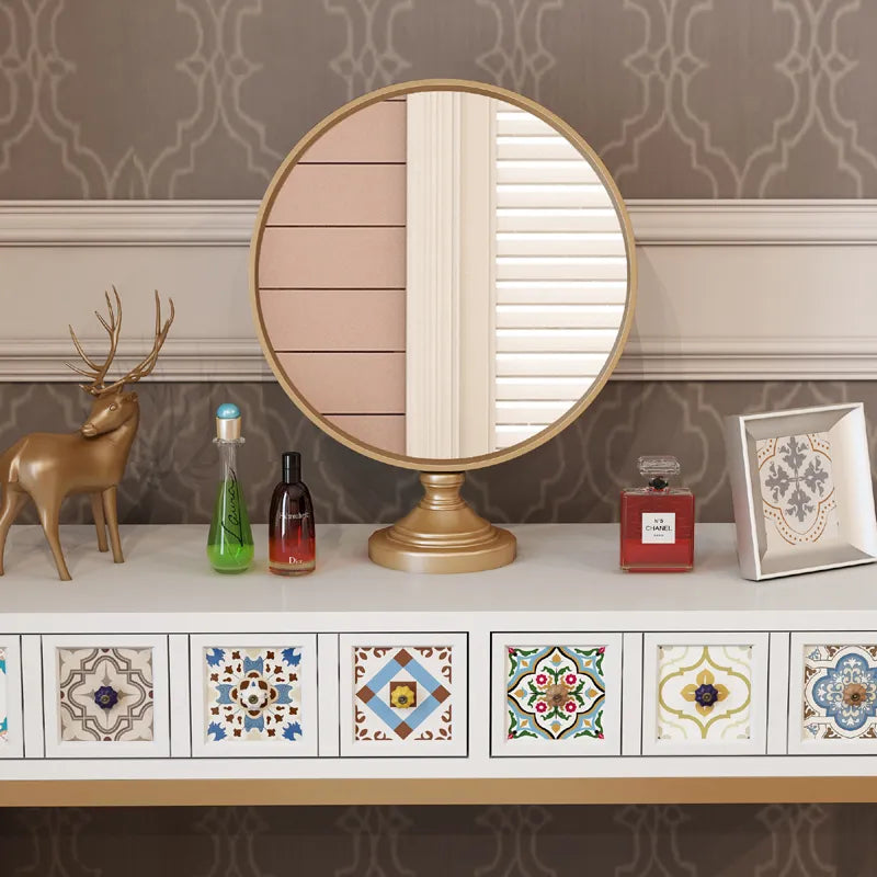 Sleek Round Glass Mirror for Modern Vanity Décor - Elegant Design & Timeless Style fcwz-2350