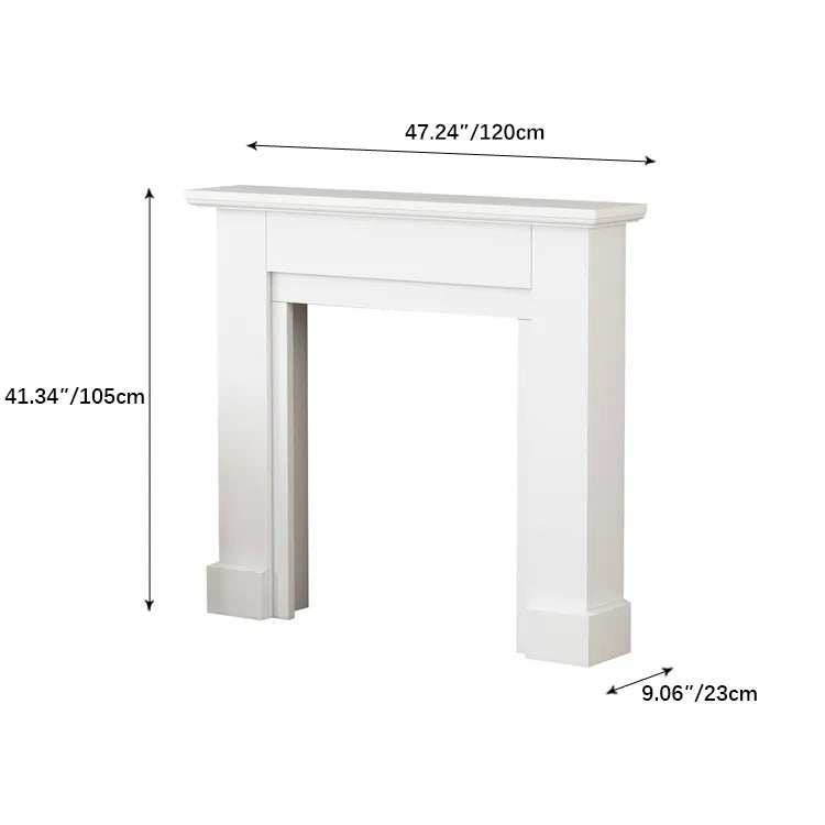 Elegant White Wooden Mantel Console Table - Perfect for Home Decor and Storage fcwz-2352