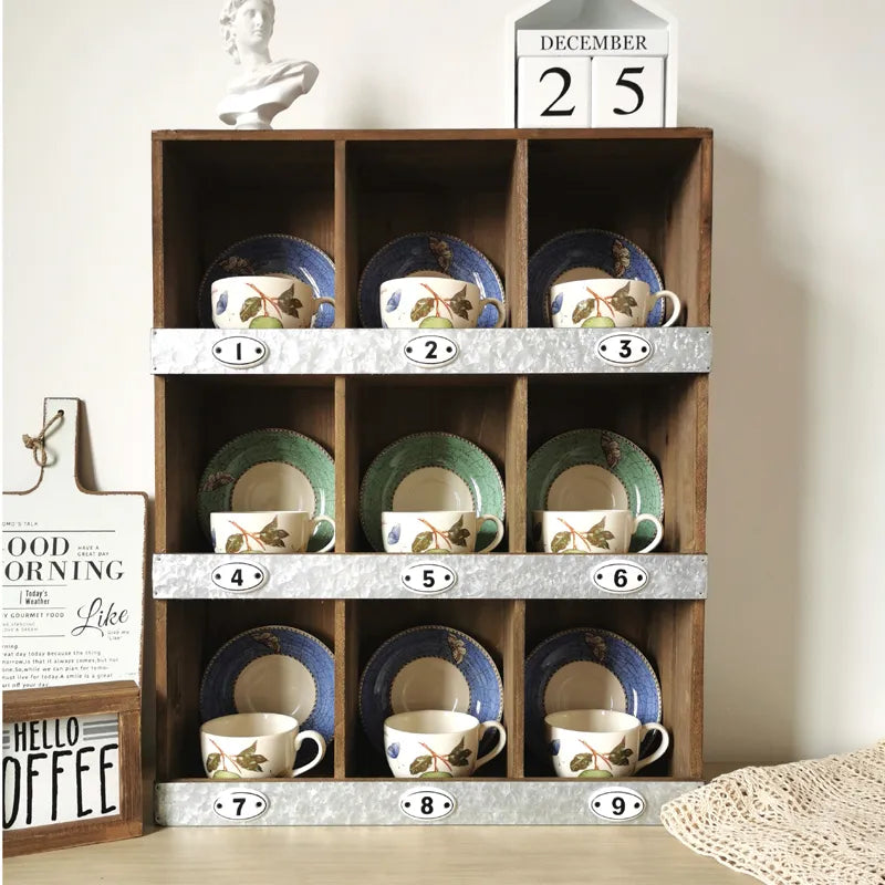 Rustic Chinese Fir Wooden Cabinet with Metal Accents - Compact and Versatile Storage Solution fcwz-2355
