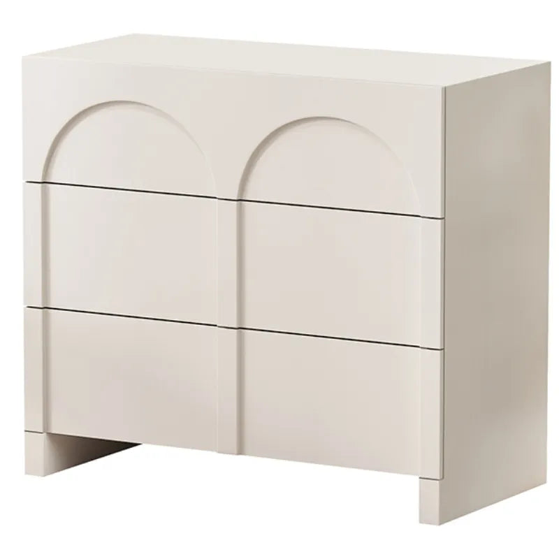 Sleek Modern White Cabinet with Solid Wood Density Board Design fcwz-2361