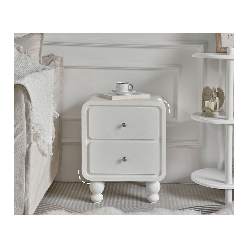 Solid Wood Nightstand - Elegant Nightstand Storage Solution fczym-2321