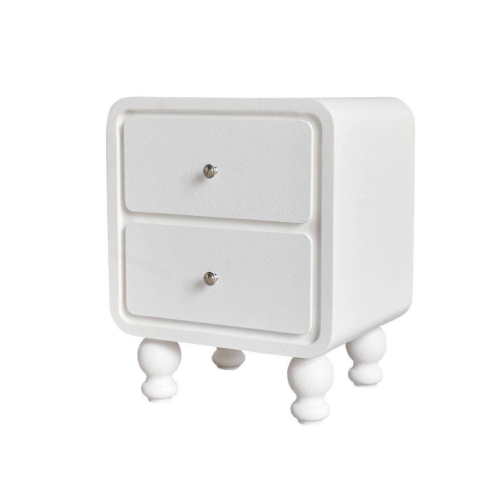 Solid Wood Nightstand - Elegant Nightstand Storage Solution fczym-2321