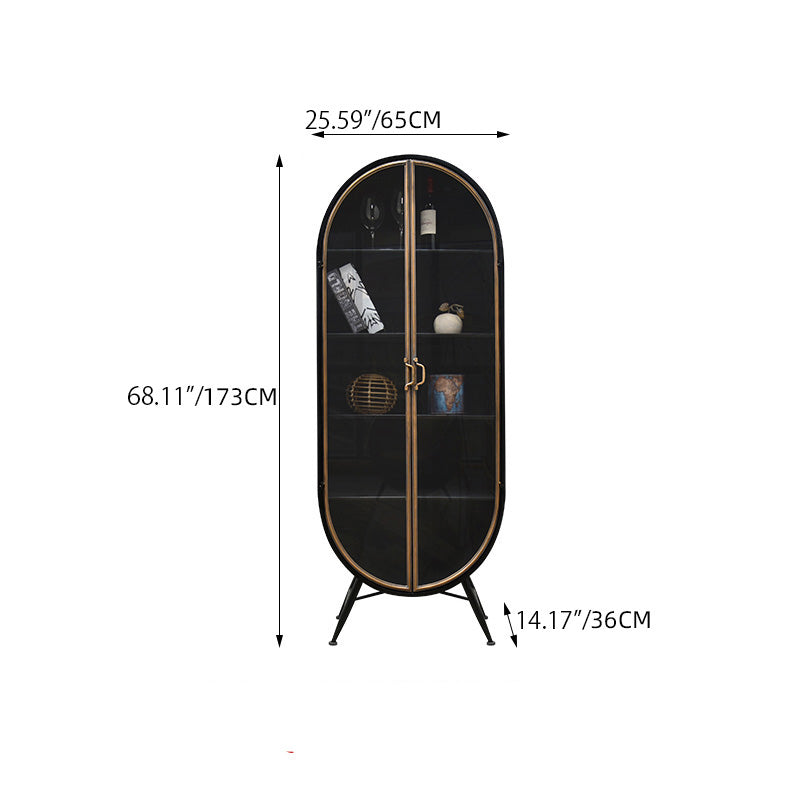 Stylish Tempered Glass Cabinet - Modern Storage Solution for Home & Office fczym-2322