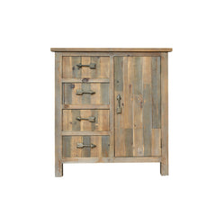 Handcrafted Cedar Wood Cabinet - Durable & Stylish Storage Solution for Your Home fczym-2338