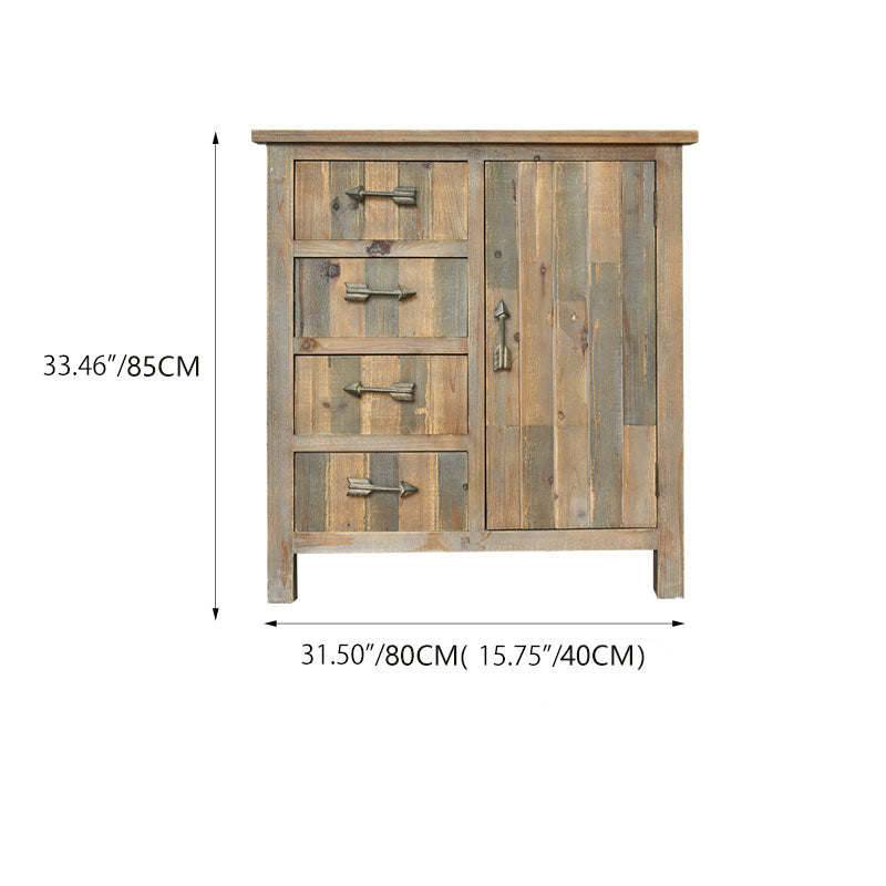 Handcrafted Cedar Wood Cabinet - Durable & Stylish Storage Solution for Your Home fczym-2338