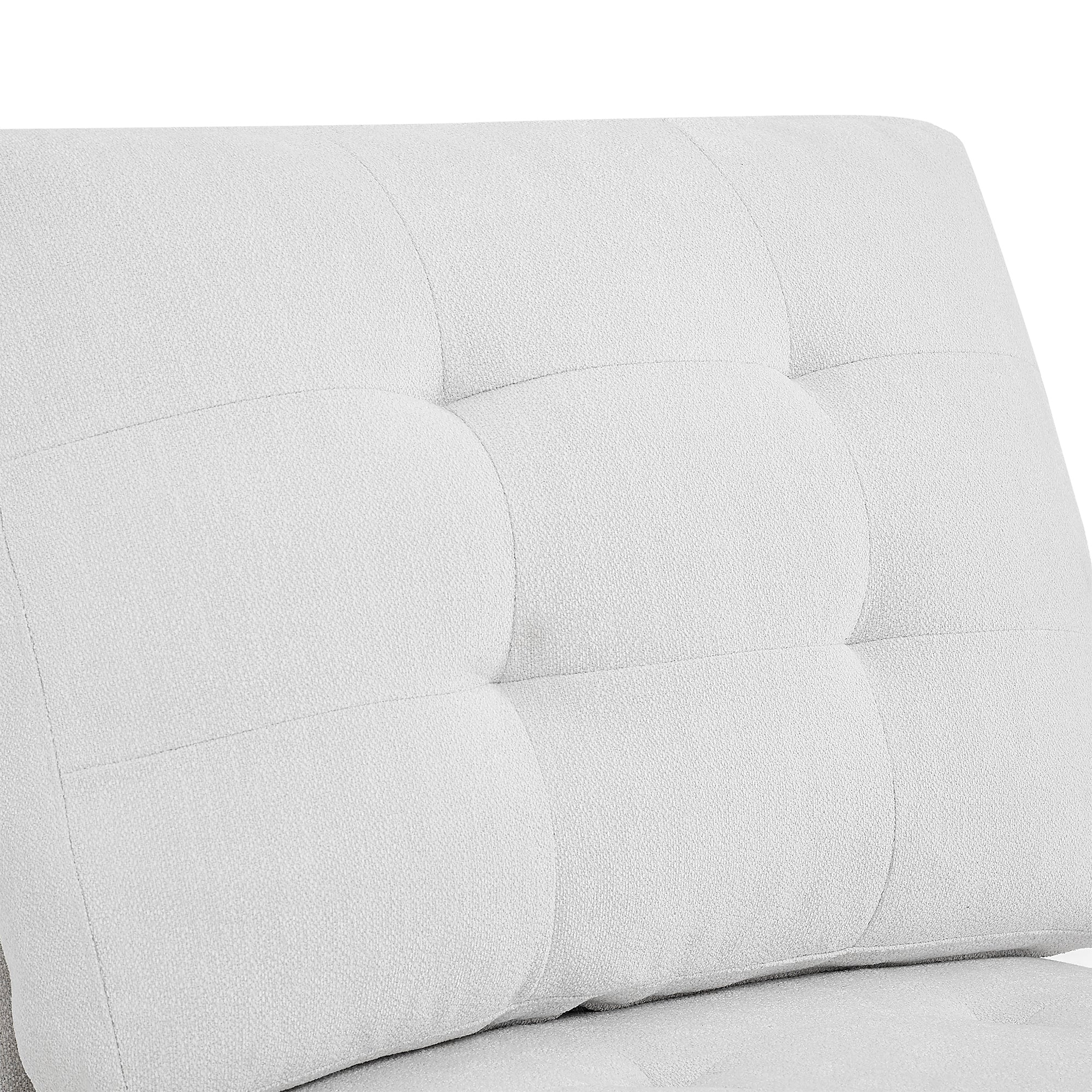 Ottoman for Modular Sectional,Ivory(25.5"x31.5"x19")