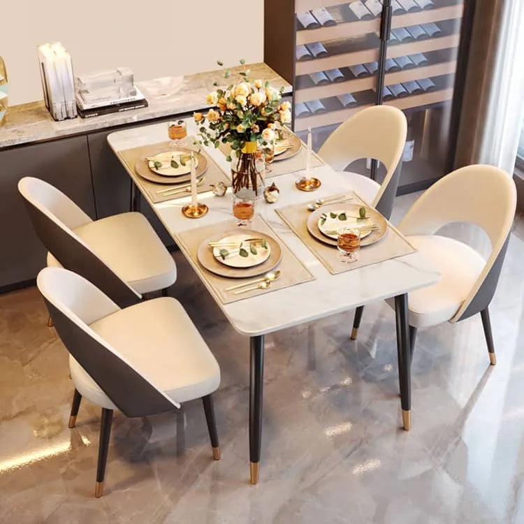 Modern Faux Leather Dining Chairs - Elegant Style for Your Dining Room fel-1970