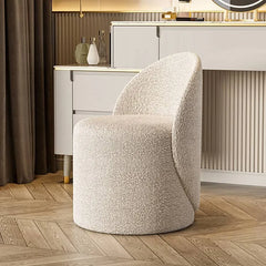 Elegant Solid Wood Accent Stool with Soft Fabric Upholstery fel-1977