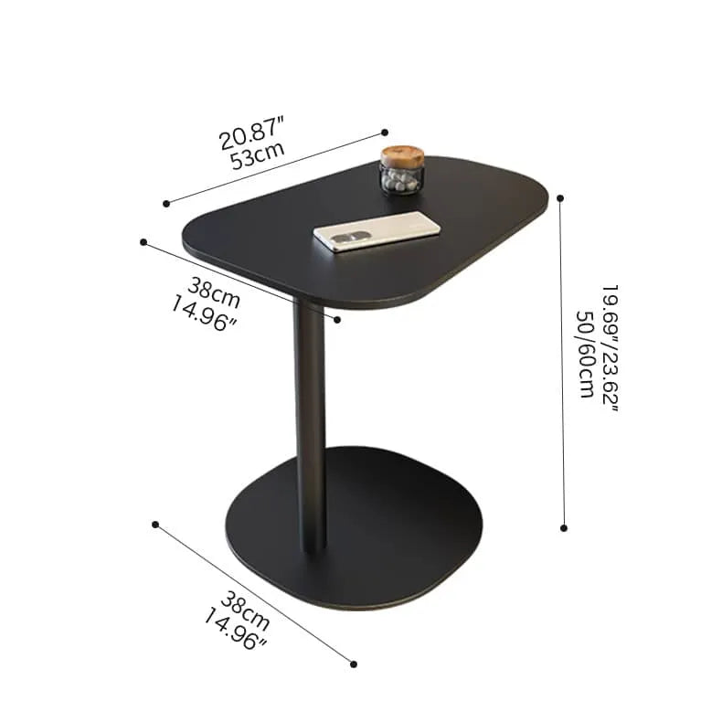 Modern Black Sintered Stone Coffee Table - Stylish and Durable Design for Any Space fel-1982