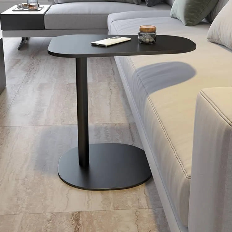 Modern Black Sintered Stone Coffee Table - Stylish and Durable Design for Any Space fel-1982