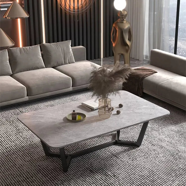 Stylish Sintered Stone Coffee Table for Modern Living Rooms fel-1992