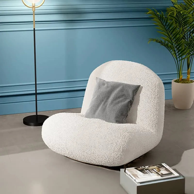 Cozy Sherpa Lounge Chair: Modern Comfort for Your Living Space fel-1996