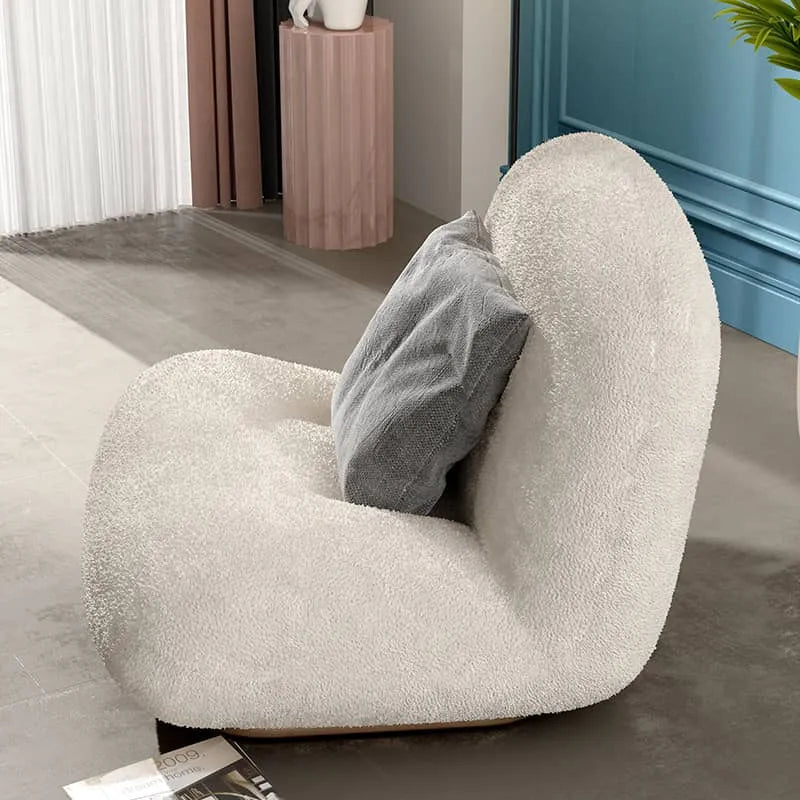 Cozy Sherpa Lounge Chair: Modern Comfort for Your Living Space fel-1996