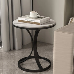 Luxurious Sintered Stone Coffee Table with Elegant Gold Base - Perfect for Modern Living Spaces fel-2006