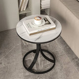 Luxurious Sintered Stone Coffee Table with Elegant Gold Base - Perfect for Modern Living Spaces fel-2006