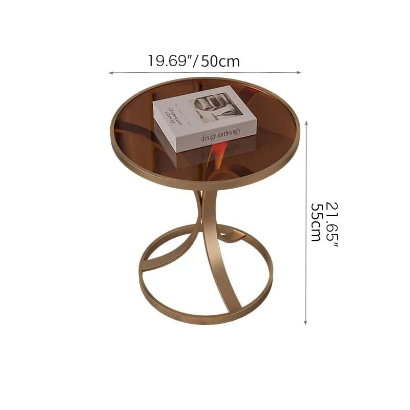 Luxurious Sintered Stone Coffee Table with Elegant Gold Base - Perfect for Modern Living Spaces fel-2006