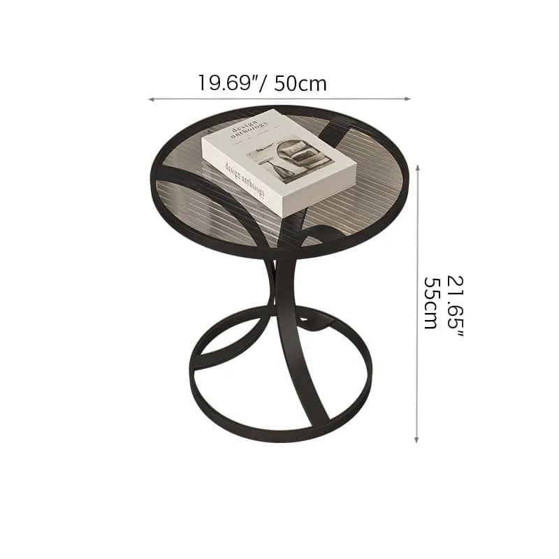 Luxurious Sintered Stone Coffee Table with Elegant Gold Base - Perfect for Modern Living Spaces fel-2006