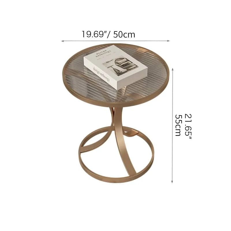 Luxurious Sintered Stone Coffee Table with Elegant Gold Base - Perfect for Modern Living Spaces fel-2006