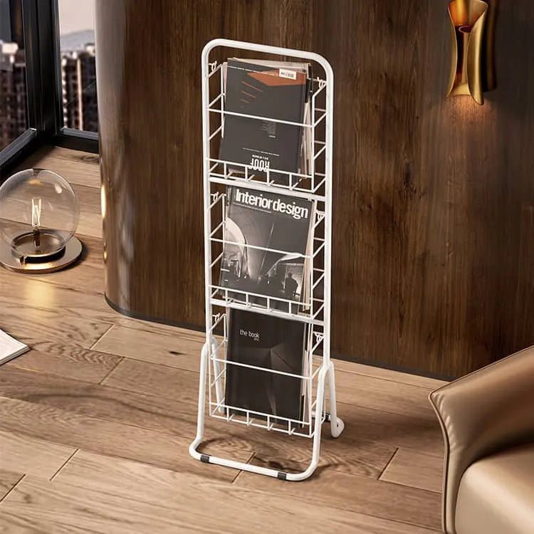 Sleek Metal Storage Rack for Modern Home Display fel-2009