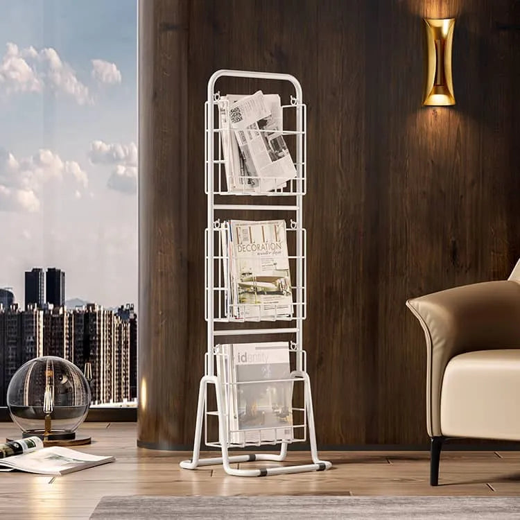 Sleek Metal Storage Rack for Modern Home Display fel-2009