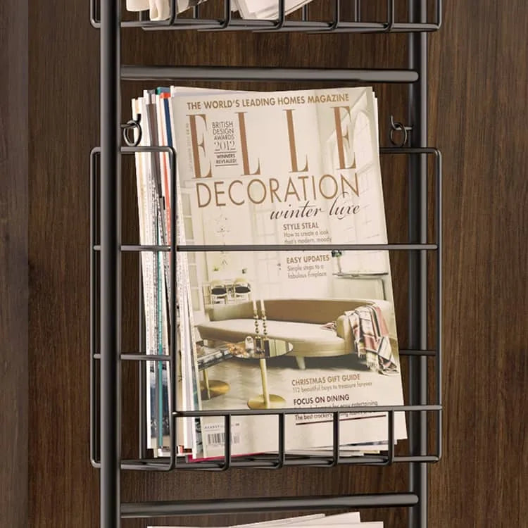 Sleek Metal Storage Rack for Modern Home Display fel-2009