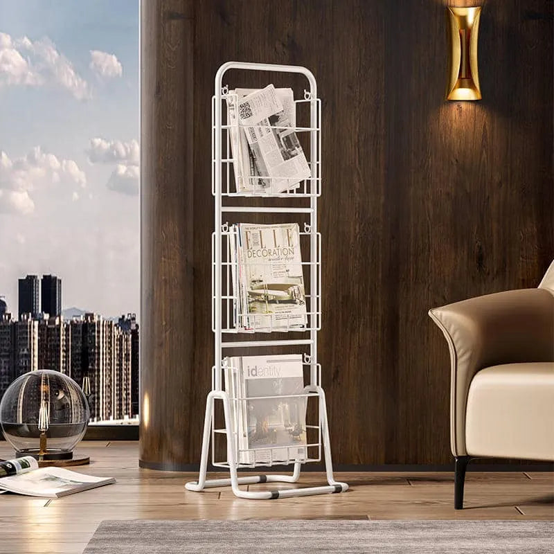 Sleek Metal Storage Rack for Modern Home Display fel-2009