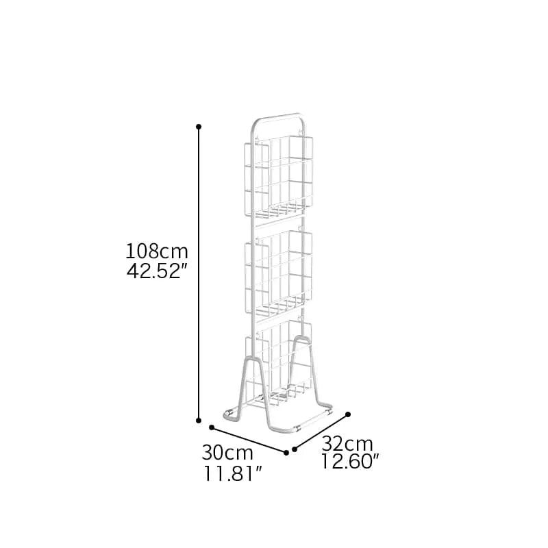 Sleek Metal Storage Rack for Modern Home Display fel-2009