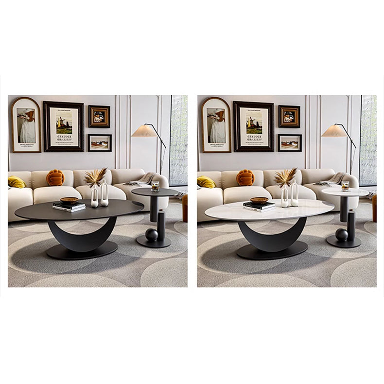 Elegant Sintered Stone Coffee Table - Perfect Addition to Your Modern Home Decor fel-2436