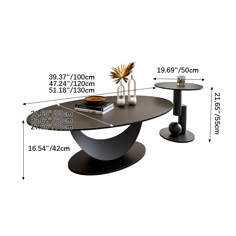 Elegant Sintered Stone Coffee Table - Perfect Addition to Your Modern Home Decor fel-2436