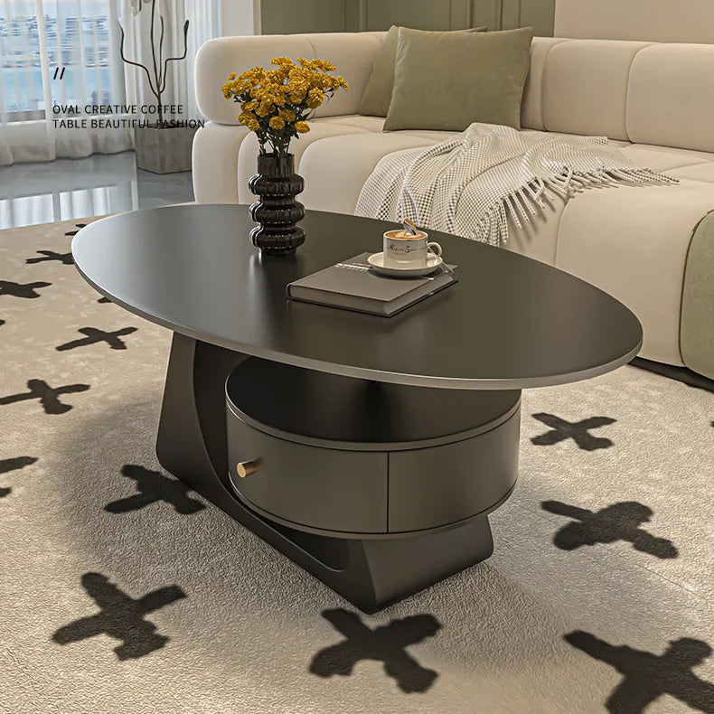 Modern Sintered Stone Coffee Table - Durable and Stylish Centerpiece fel-2441