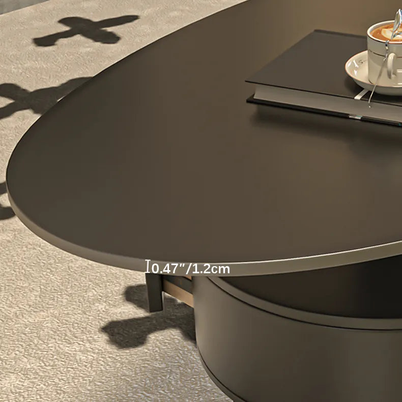 Modern Sintered Stone Coffee Table - Durable and Stylish Centerpiece fel-2441