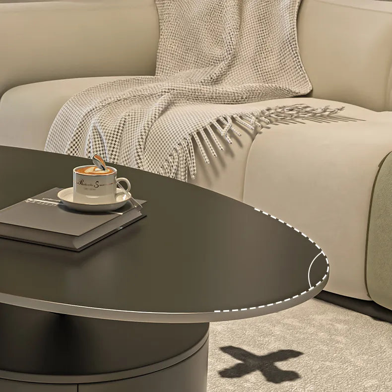 Modern Sintered Stone Coffee Table - Durable and Stylish Centerpiece fel-2441