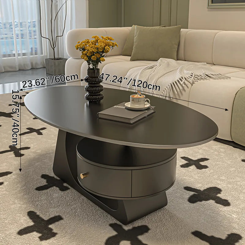 Modern Sintered Stone Coffee Table - Durable and Stylish Centerpiece fel-2441