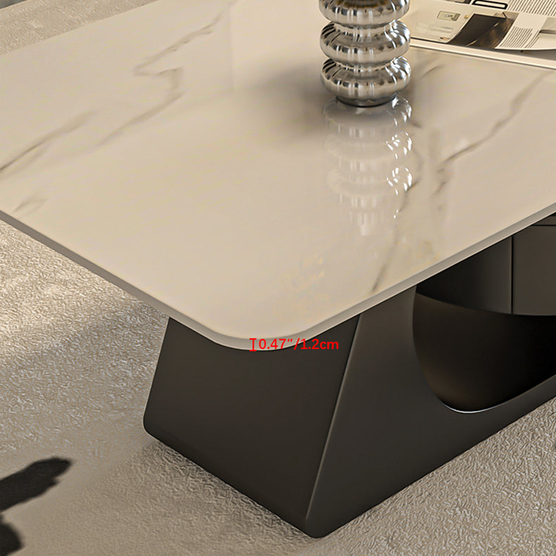 Sleek Sintered Stone Coffee Table – Modern Durable Design for Elegant Living Spaces fel-2443
