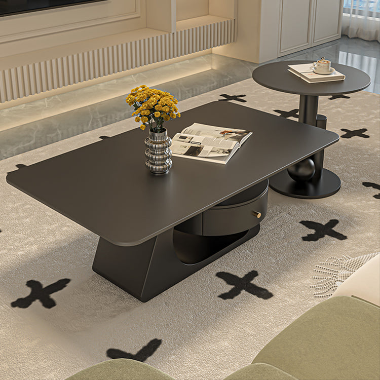 Sleek Sintered Stone Coffee Table – Modern Durable Design for Elegant Living Spaces fel-2443