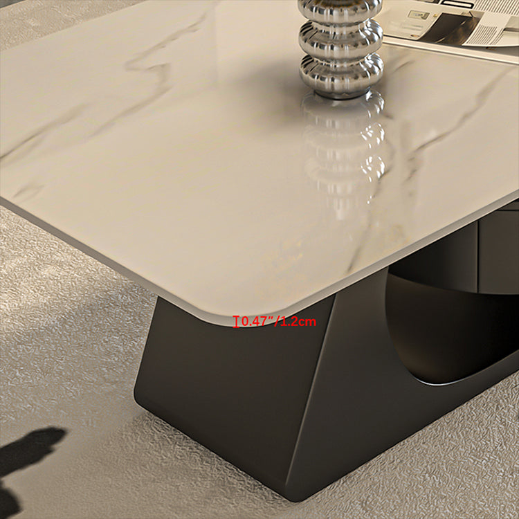 Sleek Sintered Stone Coffee Table – Modern Durable Design for Elegant Living Spaces fel-2443