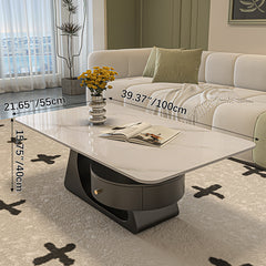 Sleek Sintered Stone Coffee Table – Modern Durable Design for Elegant Living Spaces fel-2443