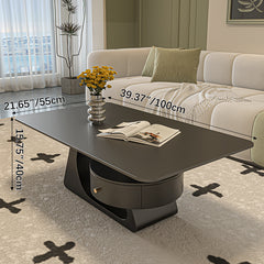 Sleek Sintered Stone Coffee Table – Modern Durable Design for Elegant Living Spaces fel-2443